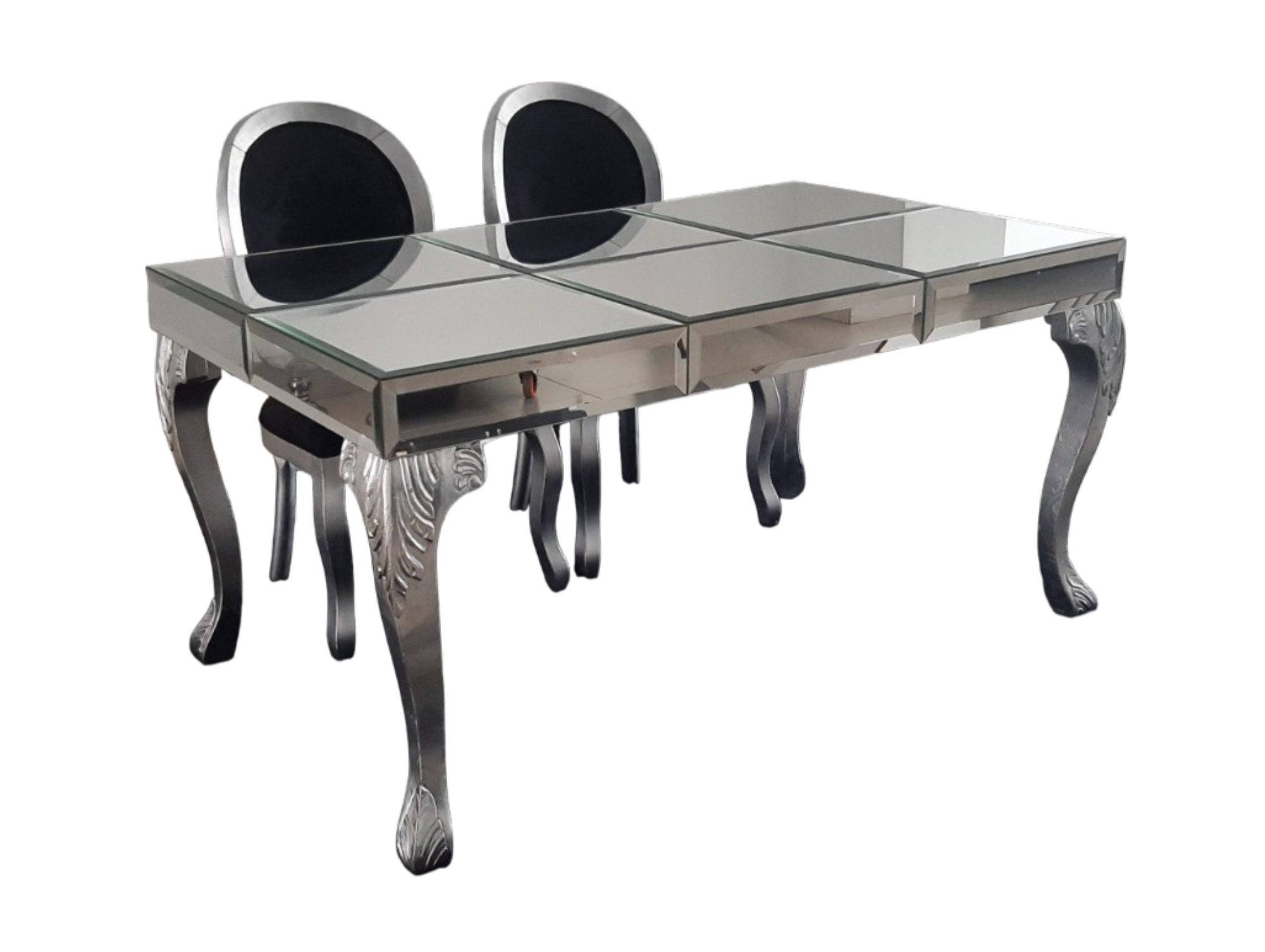 Mesa de espelho para os noivos